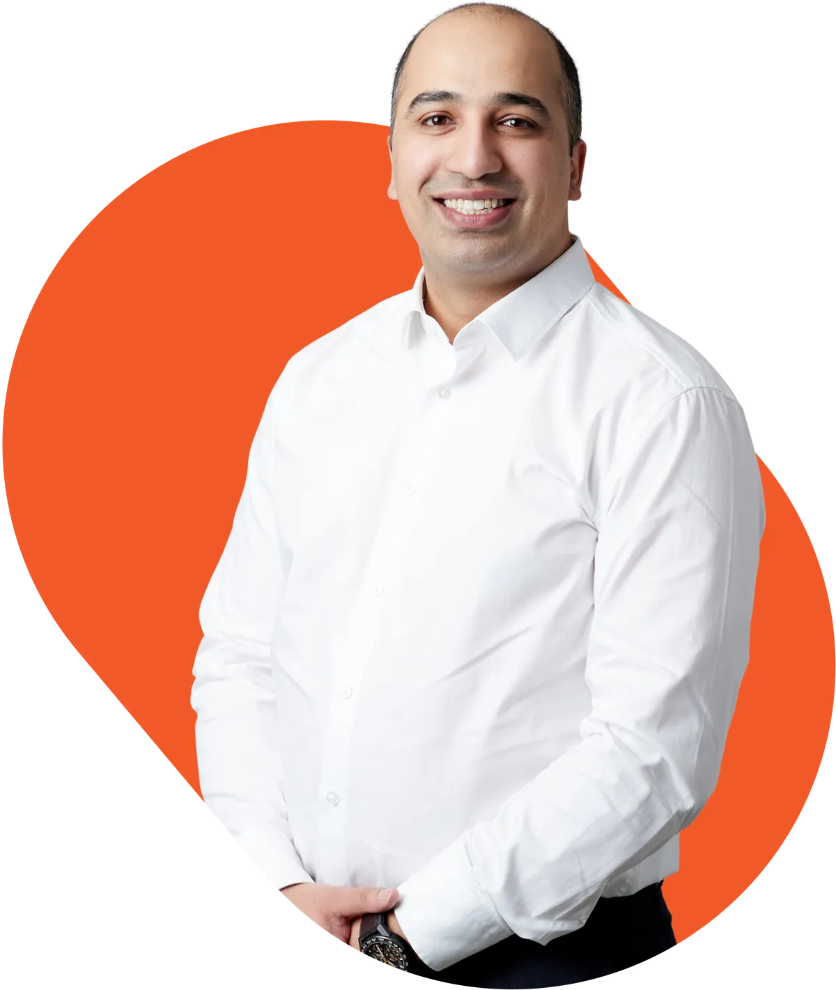 Dr Shah left orange