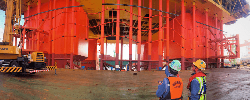 Ichthys Riser Protection Net Construction Project Highlights Swos