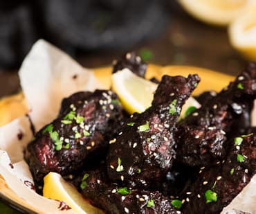BLUEBERRY CHIPOTLE BARBECUE CHICKEN WINGS
