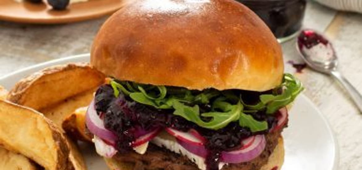Loaded Brie Burger with Blueberry Ketchup 037 386x566