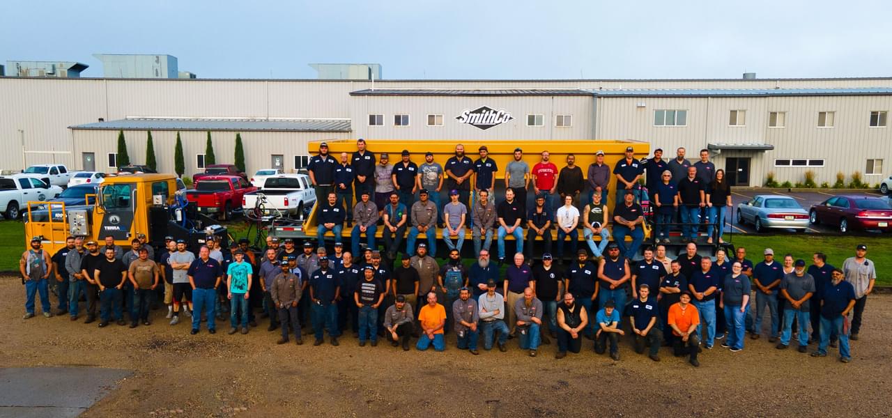 Company Group shot drone in Mine trailer 2400