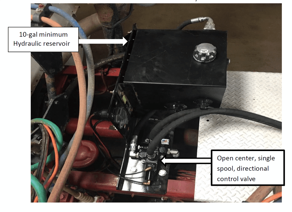 Single trailer hydraulics 1