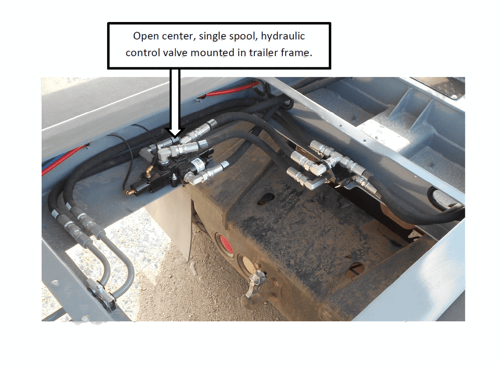 Single trailer hydraulics 4