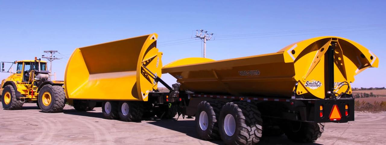 Smith Co Side Dump Trailers Construction pup CP30