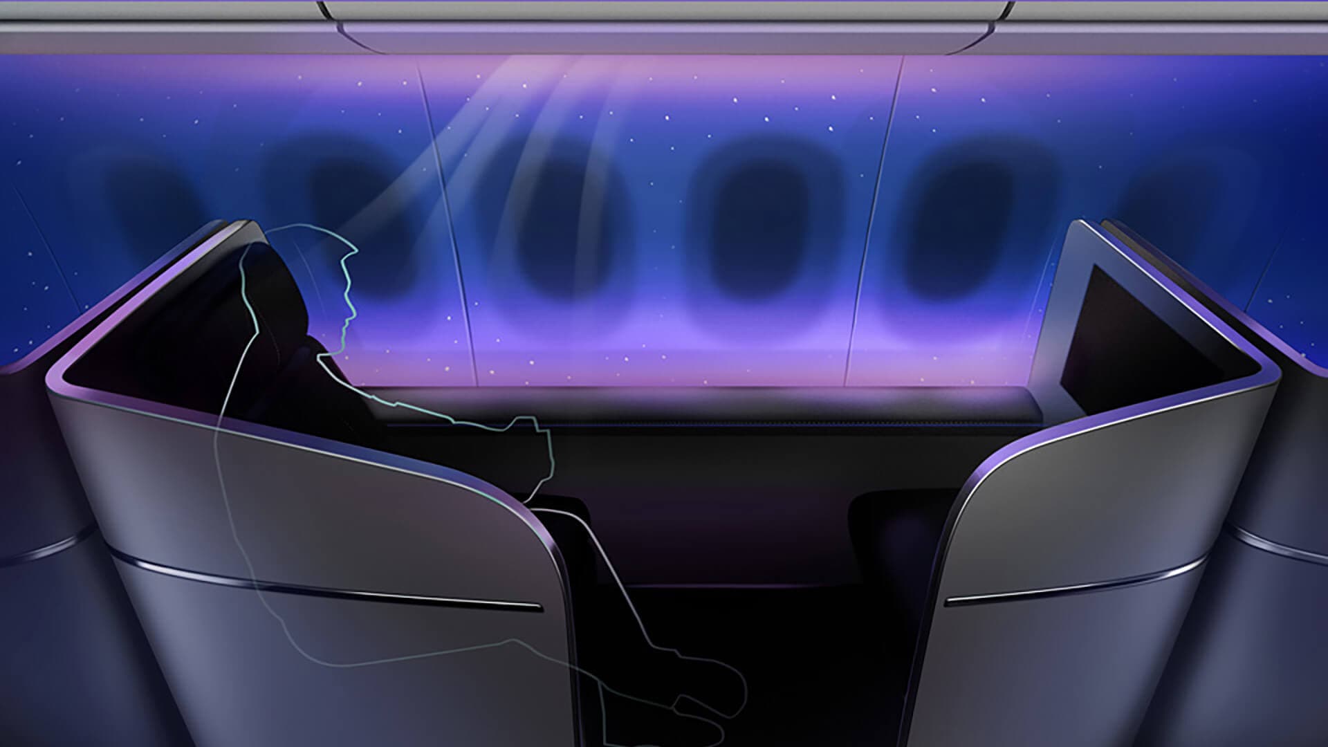 Illustration of 777X sidewall concept