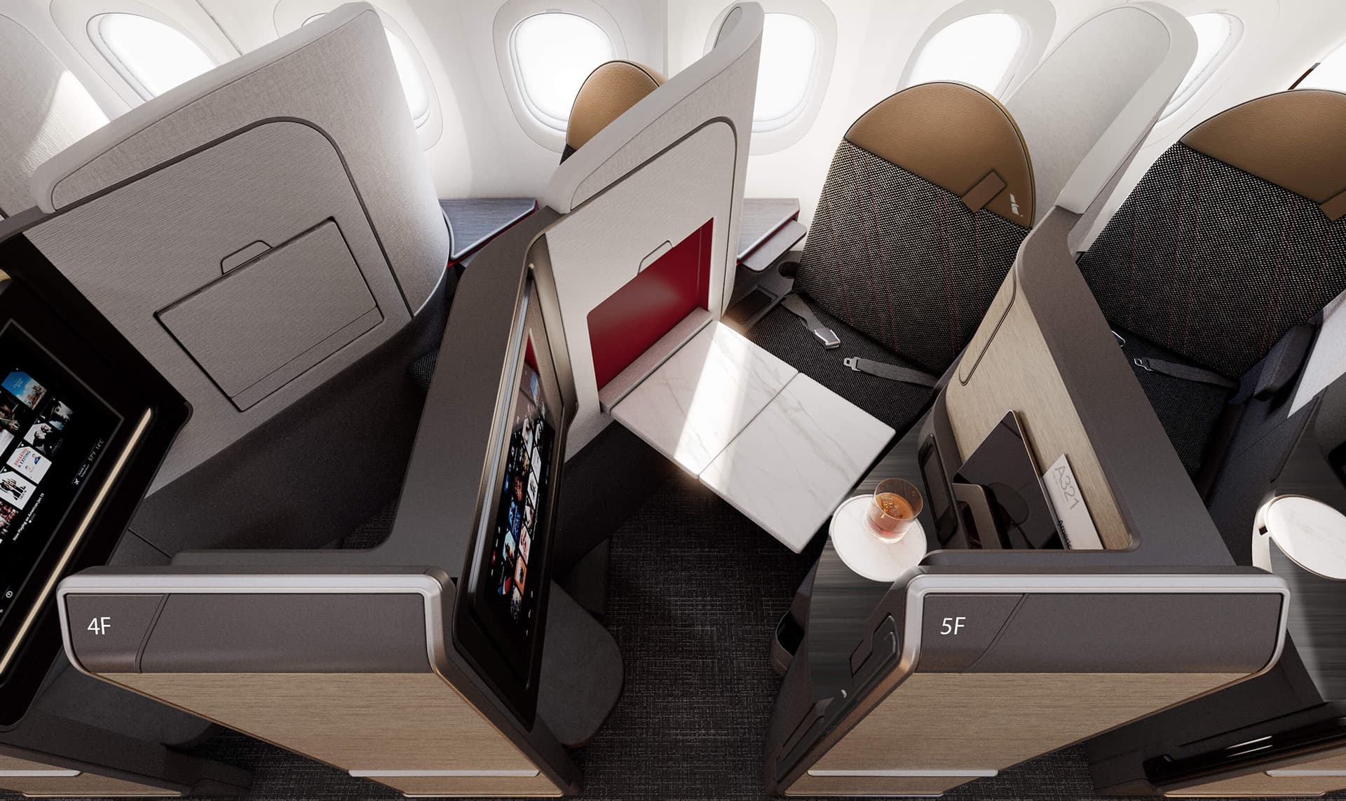 American Airlines A321 Business Class Seating