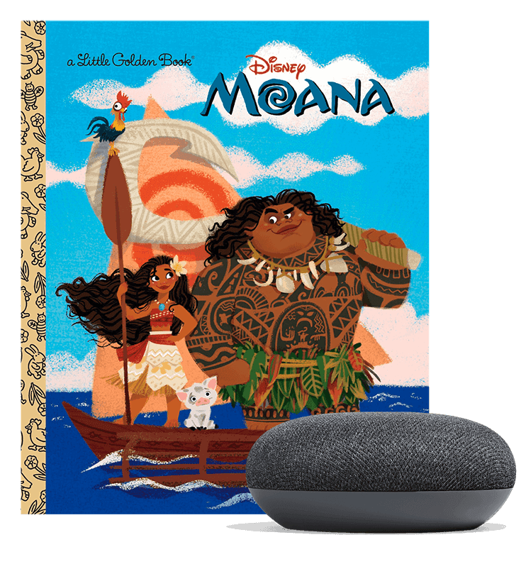 Google Disney Moana Book Cover w Mini