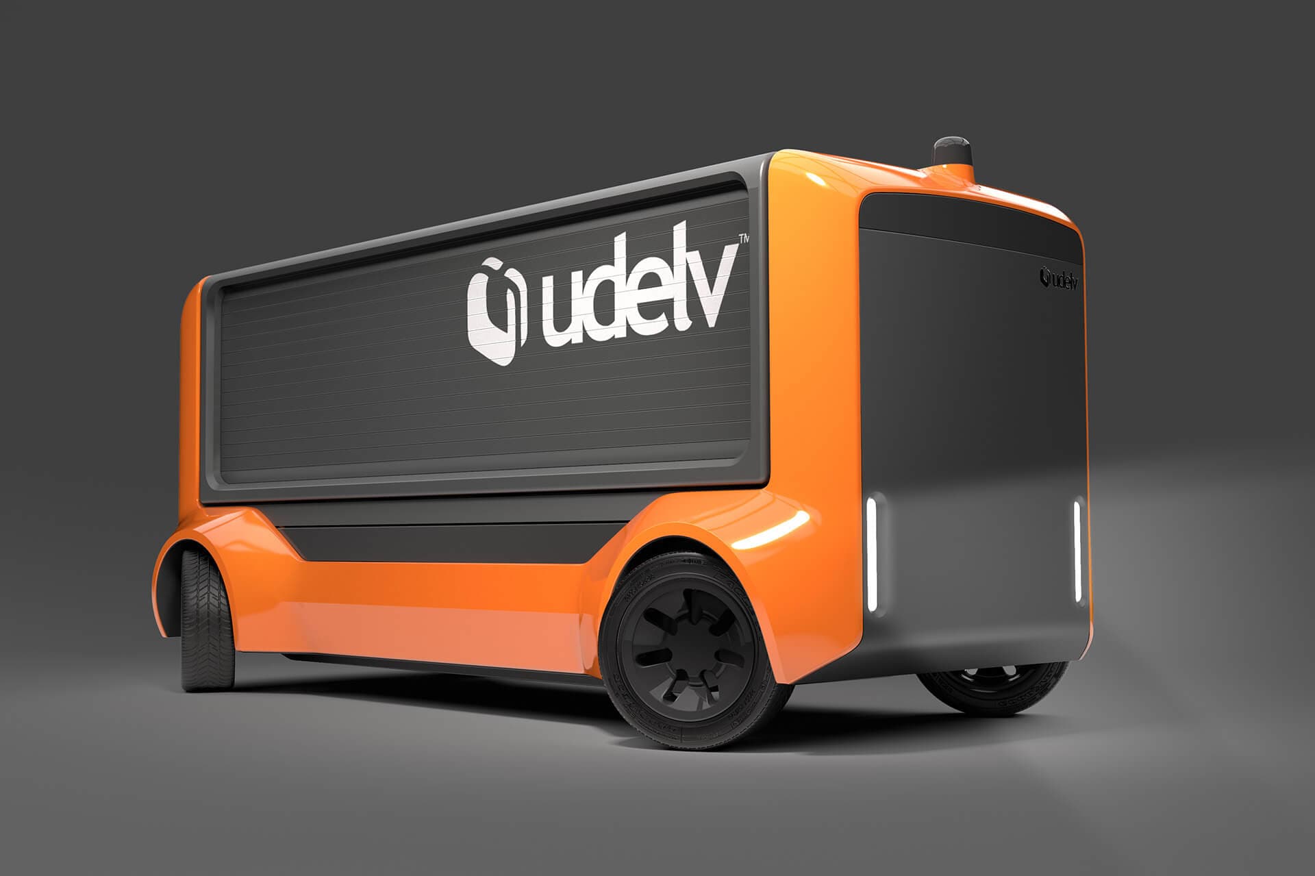 Udelv's autonomous cab-less electric delivery vehicle