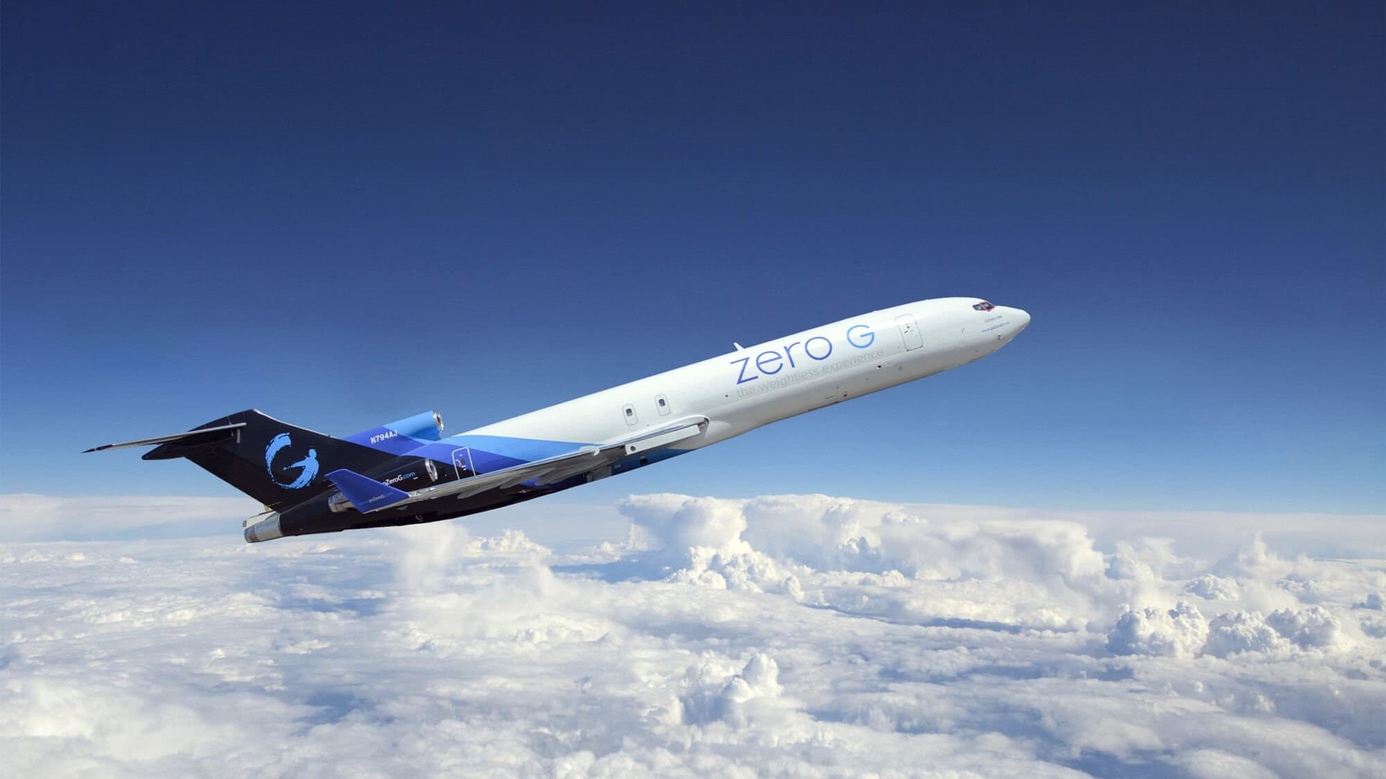 Zero-G Experience airplane in sky