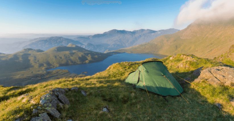 Wild camping micro tent backpacking tent