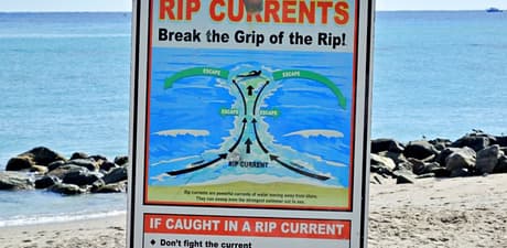 How to spot a rip current