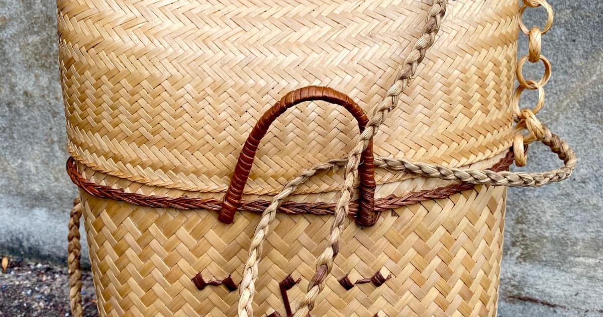 Handmade IFUGAO PASIKING HANDWOVEN BACKPACK (NA) | Noihsaf Bazaar