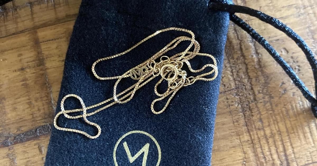 Mejuri baby box chain Clearance