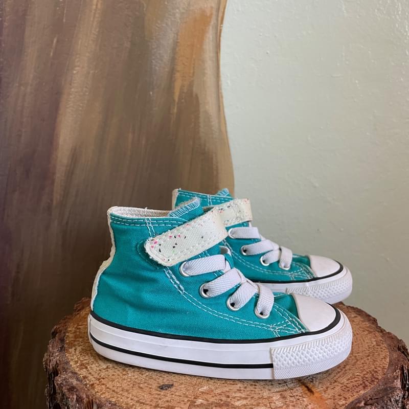 Toddler sales teal converse