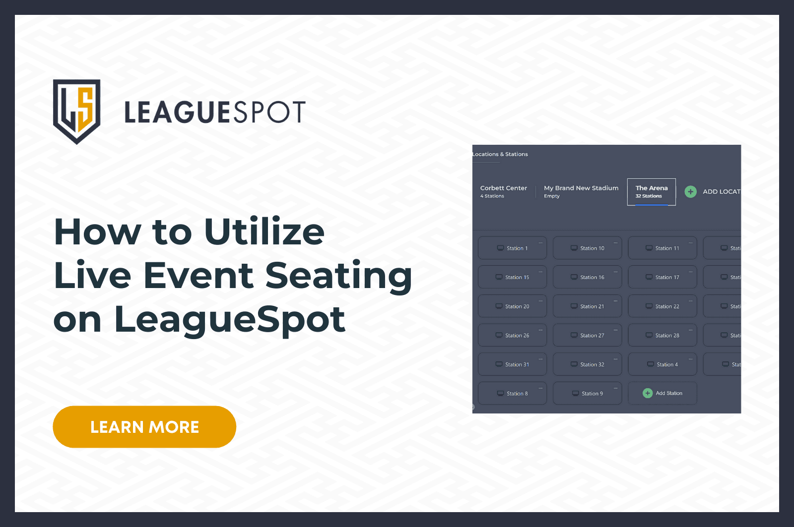 How to Utilize Live Event Seating on League Spot