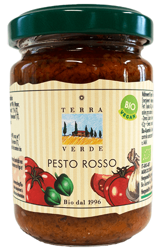 Pesto rosso - Condimento Contadino Terra Verde: Pesto rosso - Condimento Contadino