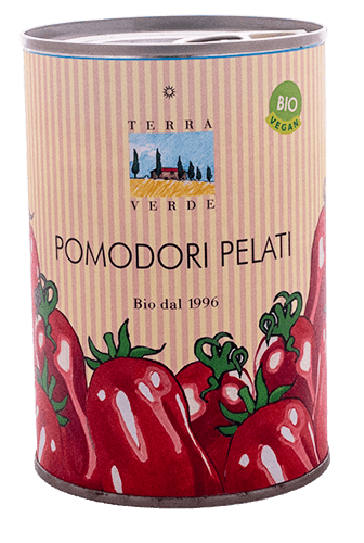 Terra Verde: Pomodori pelati lattine Terra Verde
