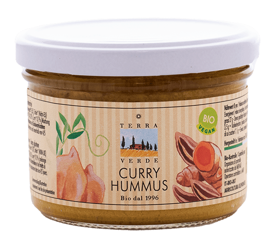 Bio Curry Hummus Terra Verde: Bio Curry Hummus