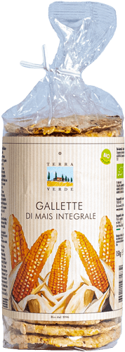 Gallette di Mais Integrale Pignoletto Terra Verde: Gallette di Mais Integrale Pignoletto
