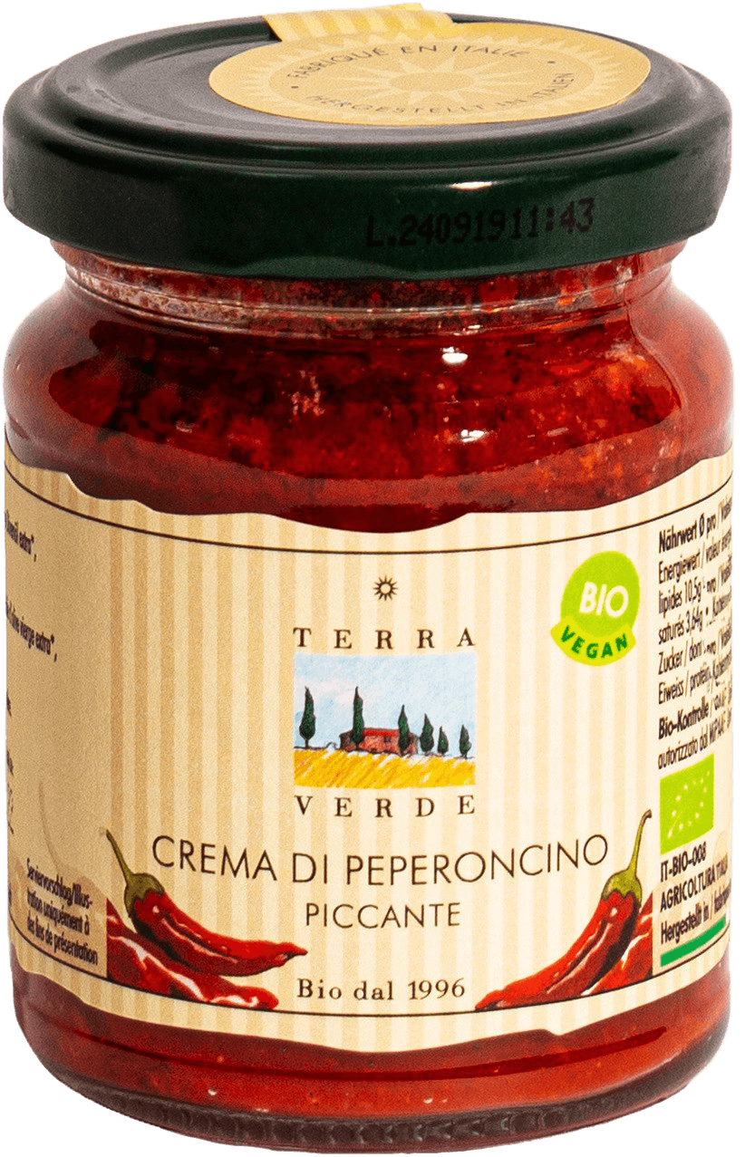 Crema di Peperoncino piccante Terra Verde: Crema di Peperoncino piccante