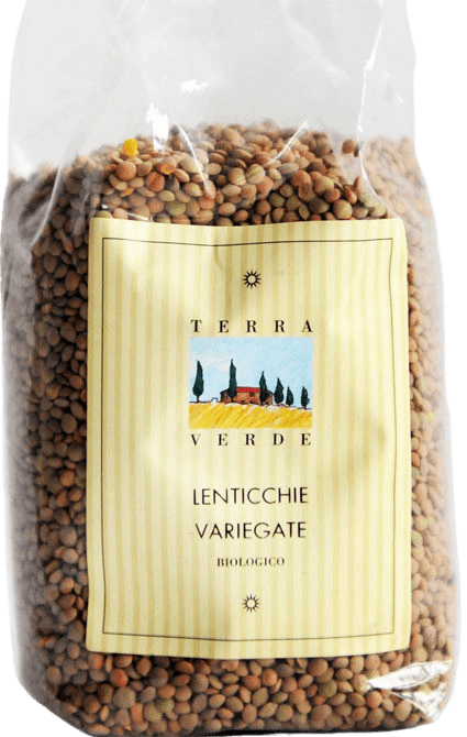 Lenticchie variegate Bio origine Umbria Italia Terra Verde: Lenticchie variegate Bio origine Umbria Italia