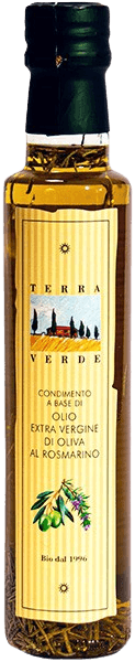 Aromatisiertes Bio Olivenöl mit Rosmarin Terra Verde: Aromatisiertes Bio Olivenöl mit Rosmarin