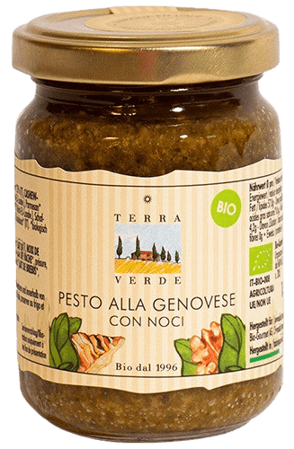 Terra Verde: Bio Pesto alla Genovese mit Nüssen