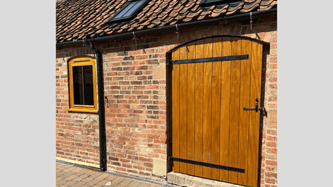 FA North Large Timber Barn Door