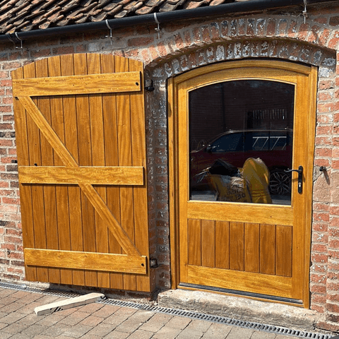 FA North Timber Barn Door and Gate