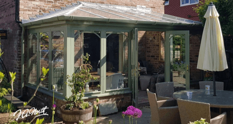 Timber conservatory Southwell
