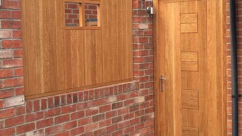 Gate and timber fencing