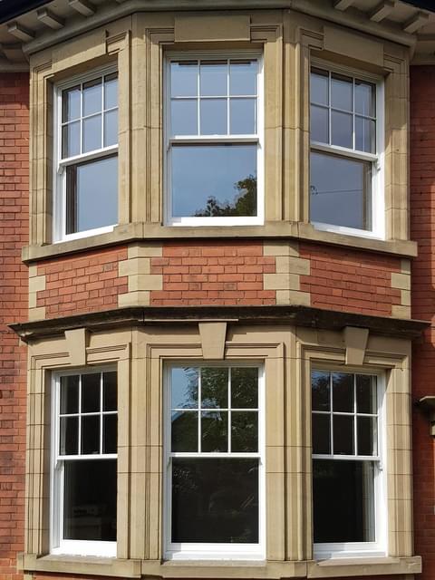 Custom wooden windows Nottingham with new cords and replacing sash casements after all the changes
