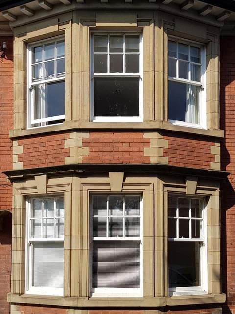 Timber hardwood window before