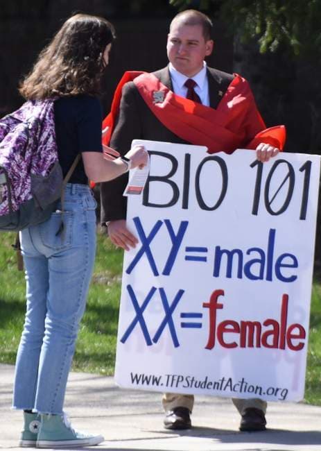 Opposing transgenderism at Millersville University
