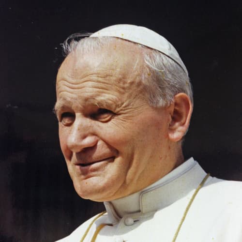 Pope  John Paul II's headshot