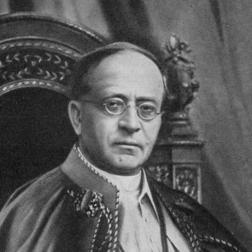 Pope  Pius XI's headshot