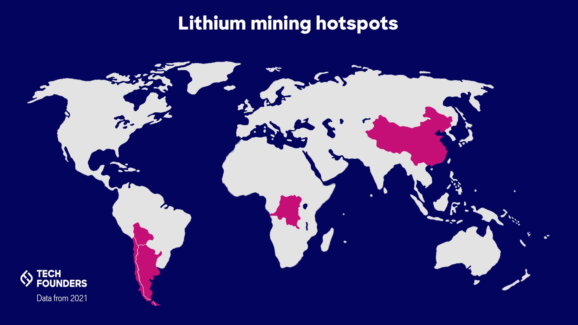 Future of Batteries lithium mining heatmap