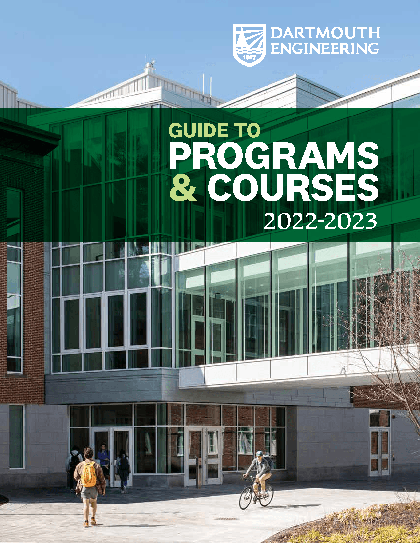Dartmouth Engineering Guide to Programs and Courses