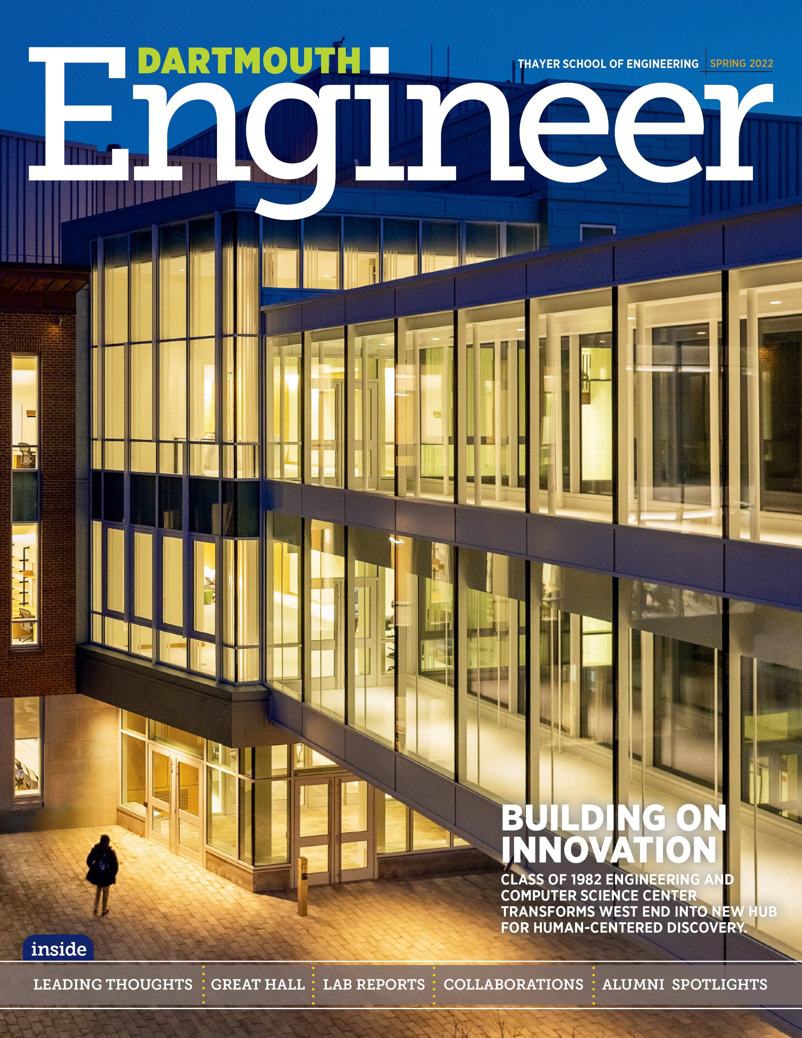 cover of dartmouth engineer spring 2022 issue