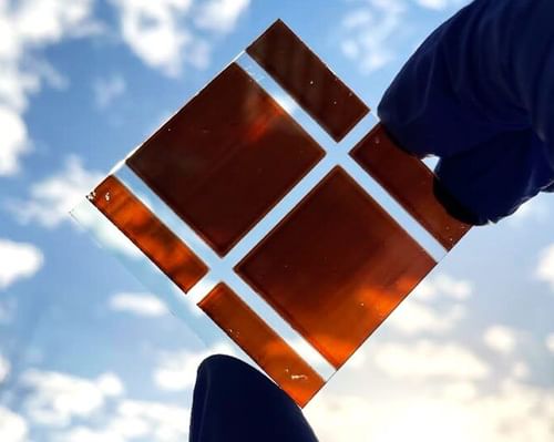 Printed perovskite absorber films for solar modules.