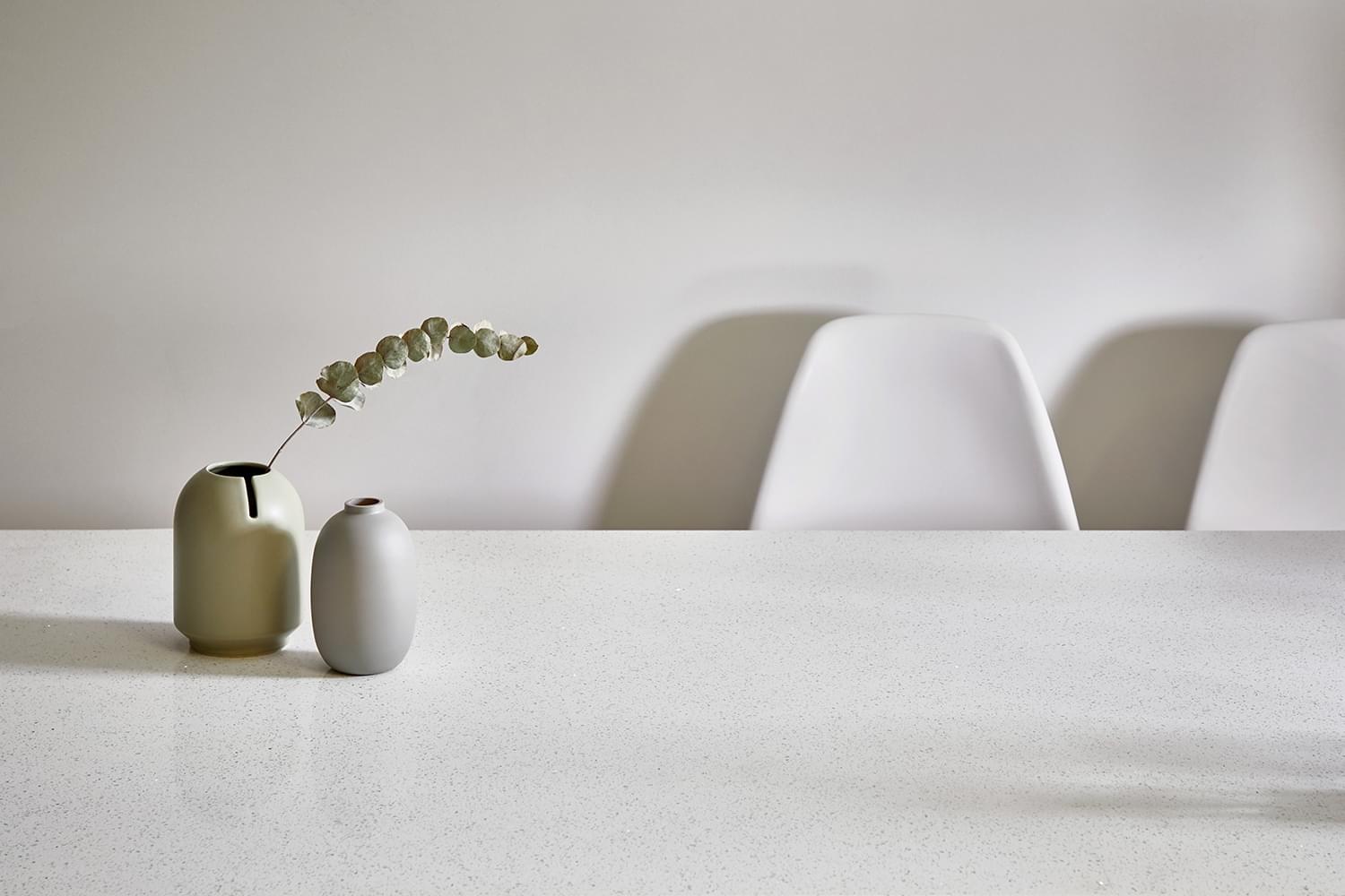 Arctic Starburst Quartz Worktops