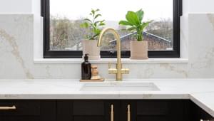 Shaker-Style With Calacatta Gold Superior