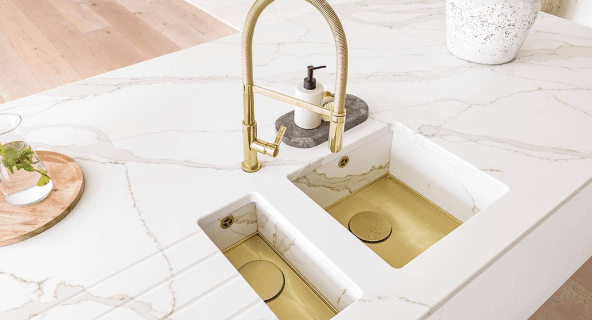 Marble Effect Quartz Worktops