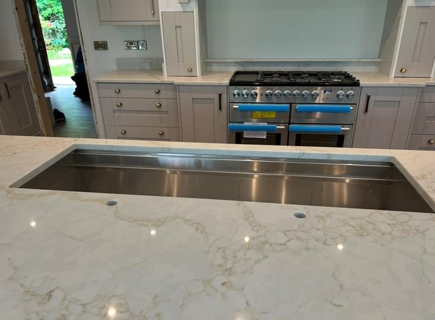 Calacatta Gold Quartz Worktops
