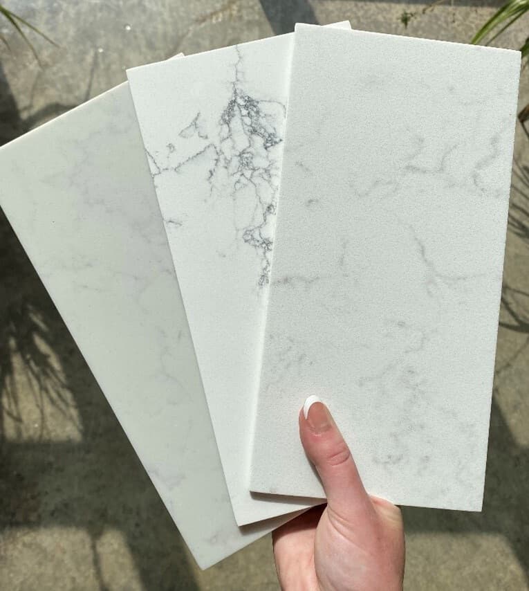 Kitchen worktop samples