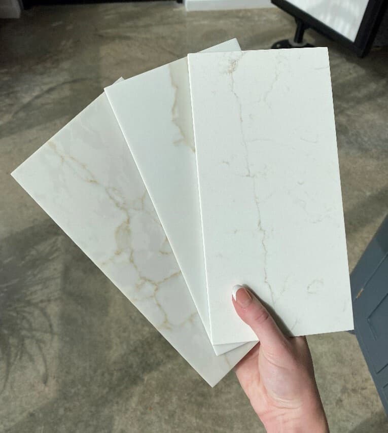 Quartz worktop samples