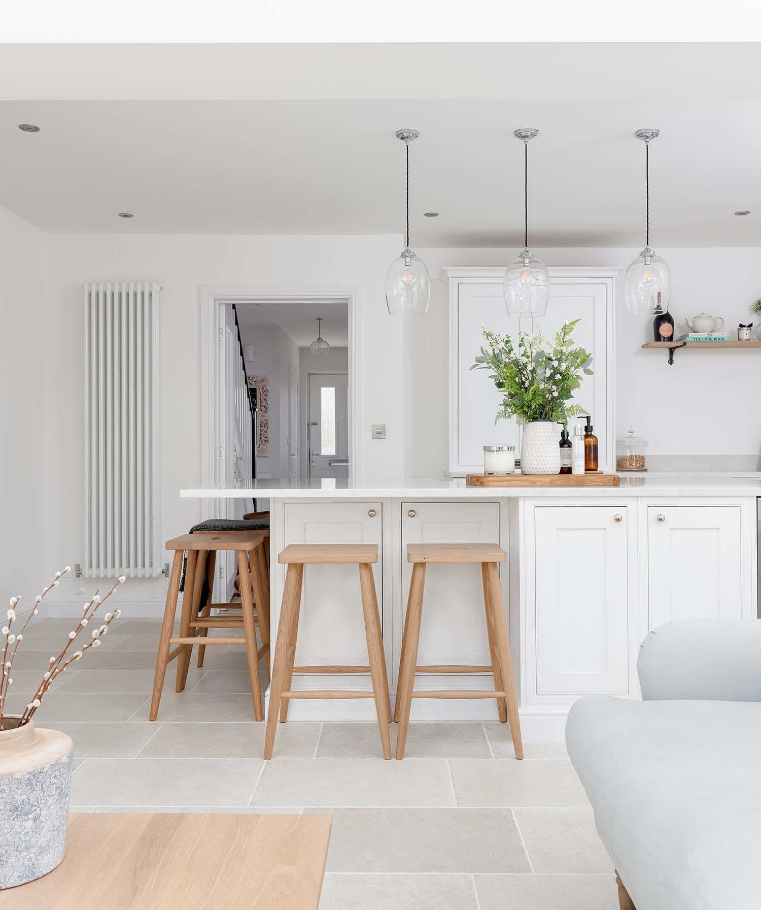 Well lit kitchen