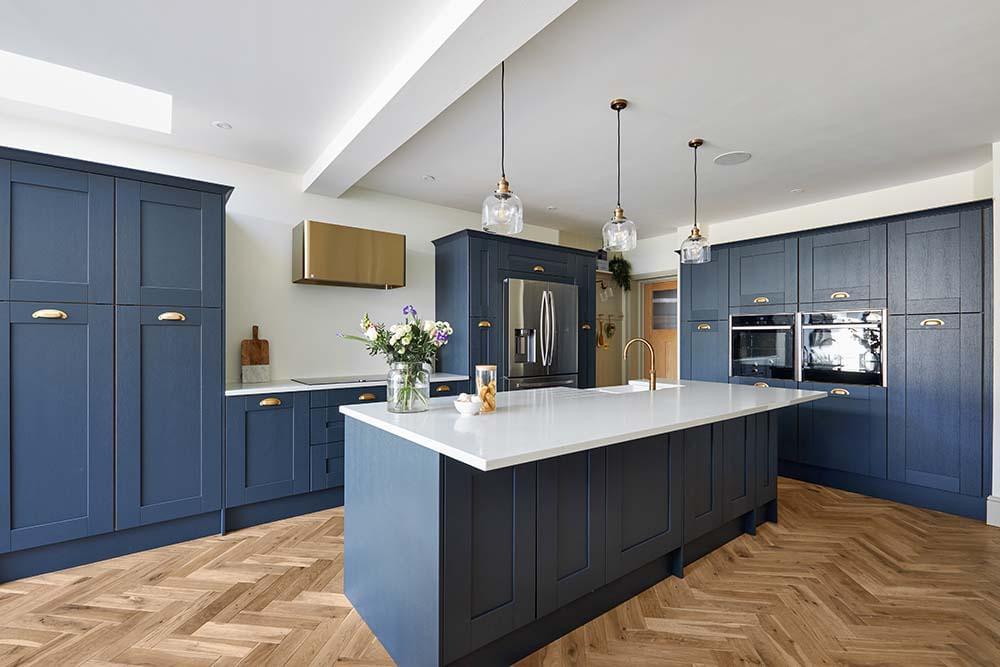 Shaker Style Kitchen with Quartz Worktops