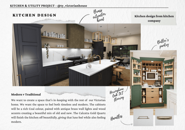 Kitchen Design Moodboard