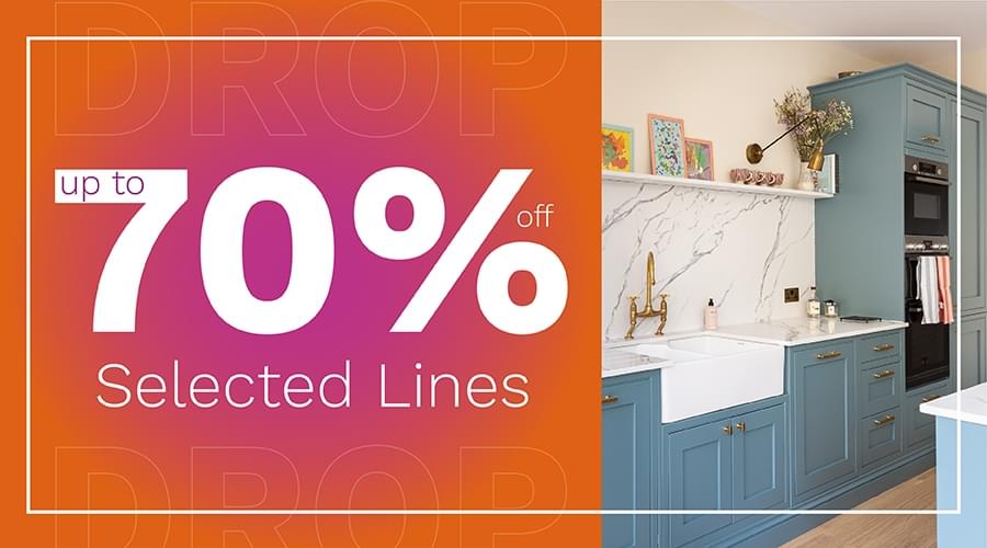 70% Off Selected Lines